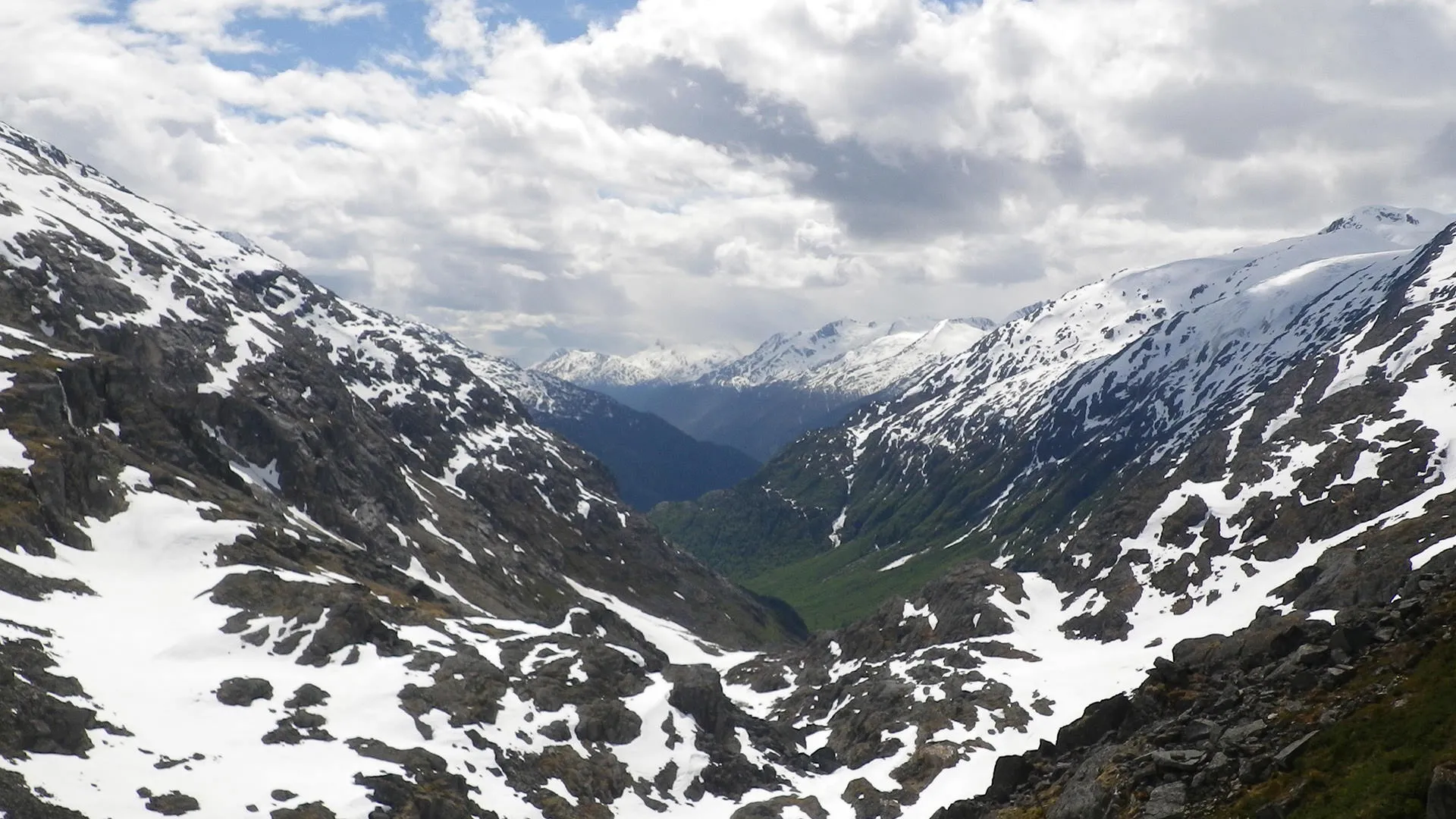 Glacial caps at Klondike Historical Park