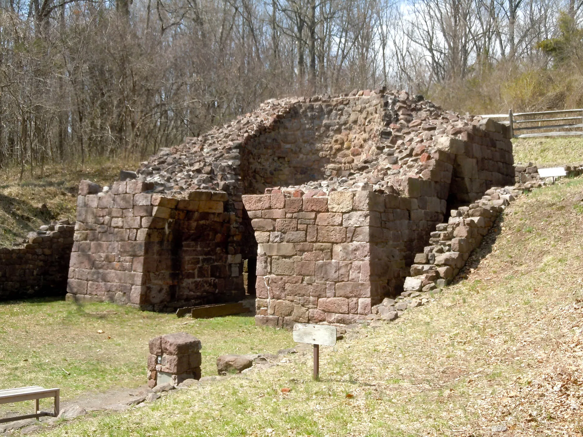 Hopewell Furnace bricks