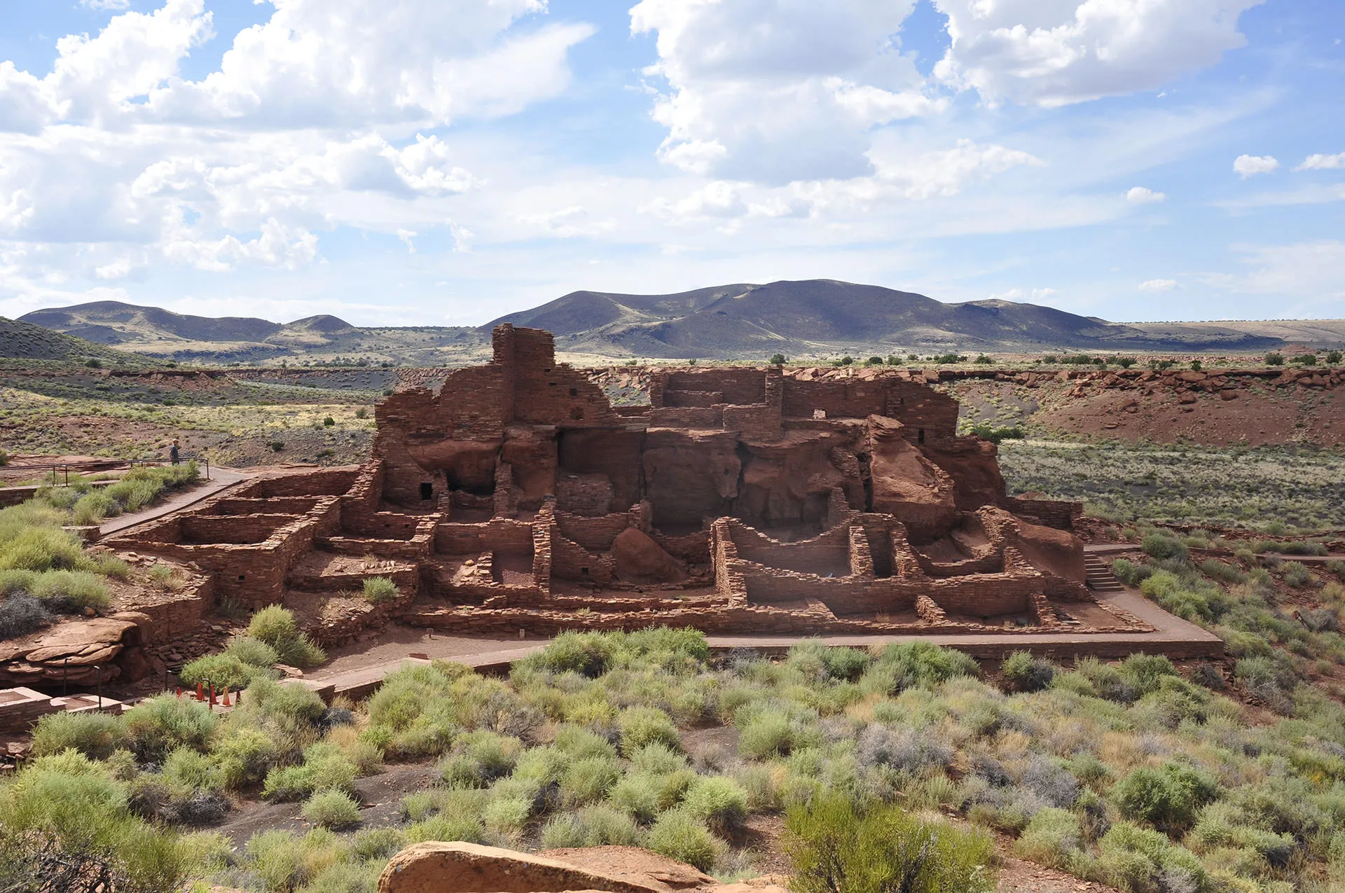 Image of Wupatki National Monument red