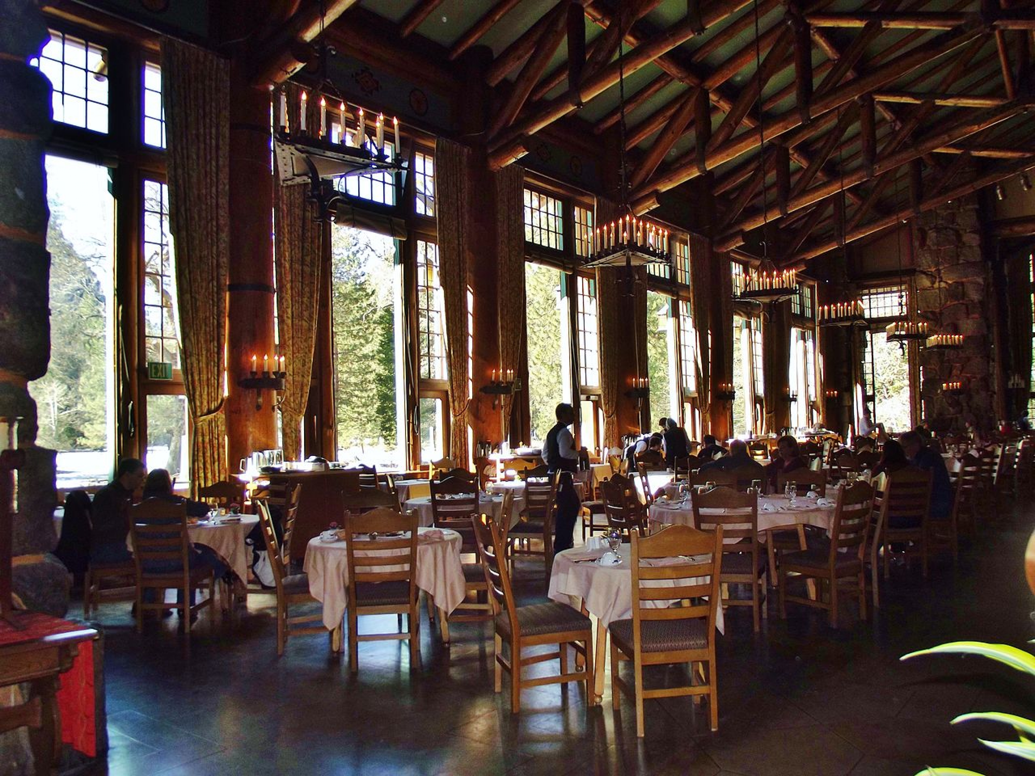 Ahwahnee Dining Room at Yosemite National Park.