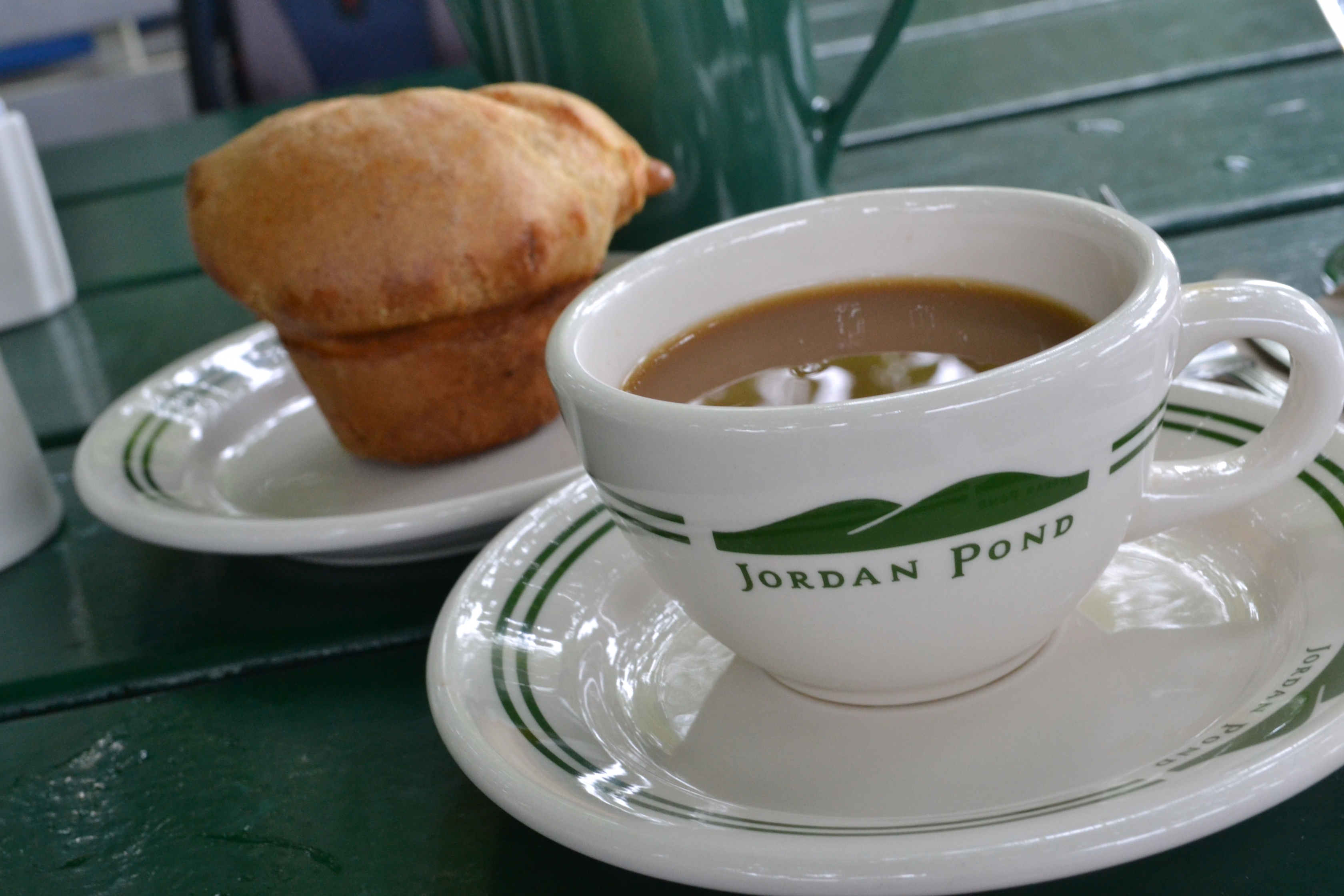 High tea at Jordon Pond House in Acadia National Park. 