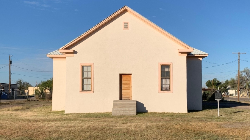 Edificio de la escuela Blackwell en Marfa, Texas