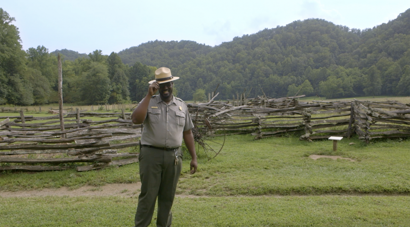 Mountain Farm Museum Coordinator Michael Smith at Great Smoky Mountains National Park